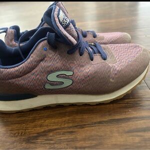 Skechers Pink and Blue Athletic Shoes